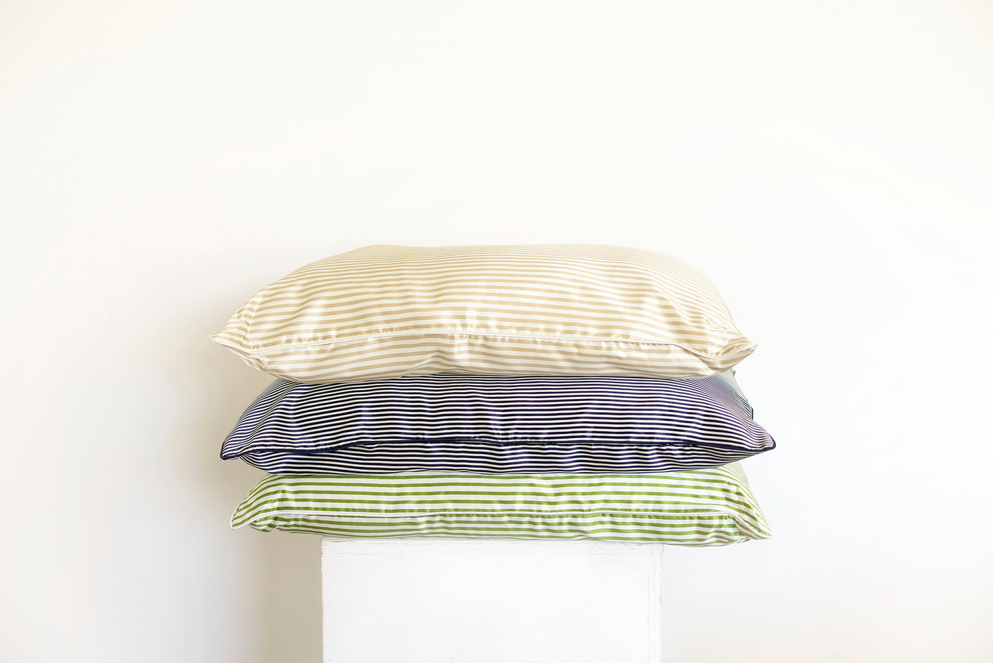 Latte Stripe - Luxury Silk Pillowcase