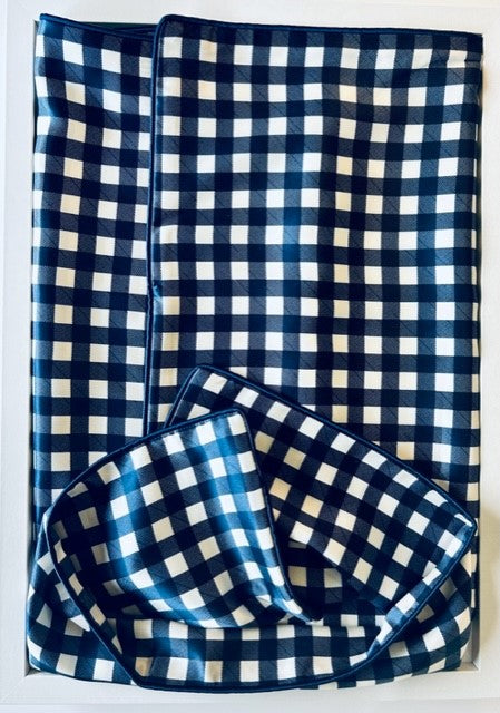 Navy Gingham